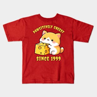 Positively cheesy since 1999 Kids T-Shirt